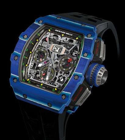 Richard Mille Replica Watch RM 11-03 Jean Todt 50th Anniversary Blue FLYBACK